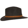 Wool Fedora / Trilby Hat - Chocolate Brown