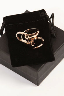  Snaffle Scarf Ring Gold Finish
