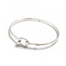  Snaffle Sterling Silver Bangle