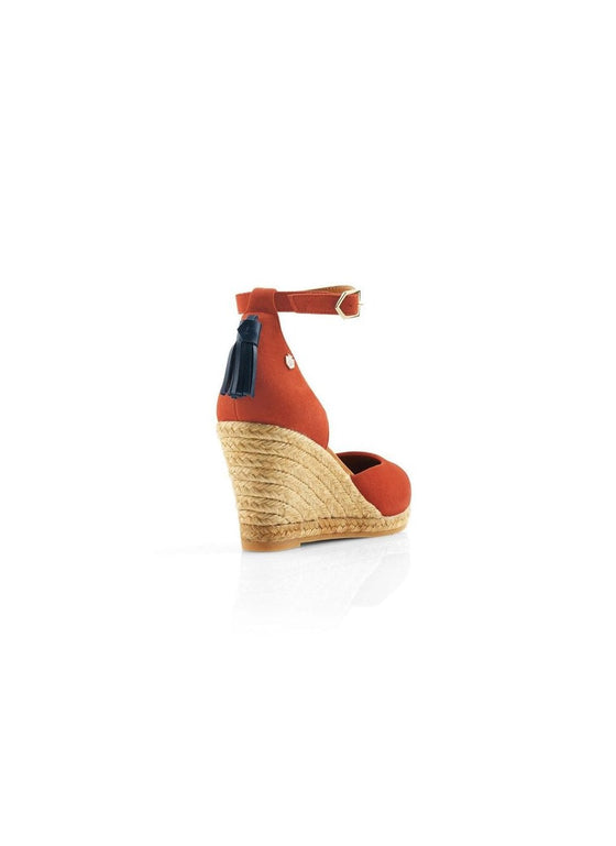 Fairfax & Favor Zebra Monaco Flat Espadrille