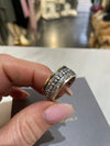 Gold & Sterling Silver Multi layer Spinning Ring