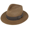 Summer Fedora Straw Hat - Brown