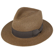  Summer Fedora Straw Hat - Brown