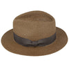Summer Fedora Straw Hat - Brown