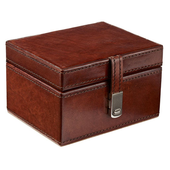 Leather Stud Keepsake/watch Box